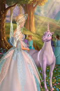 Frazada Barbie Con Unicornio Liso