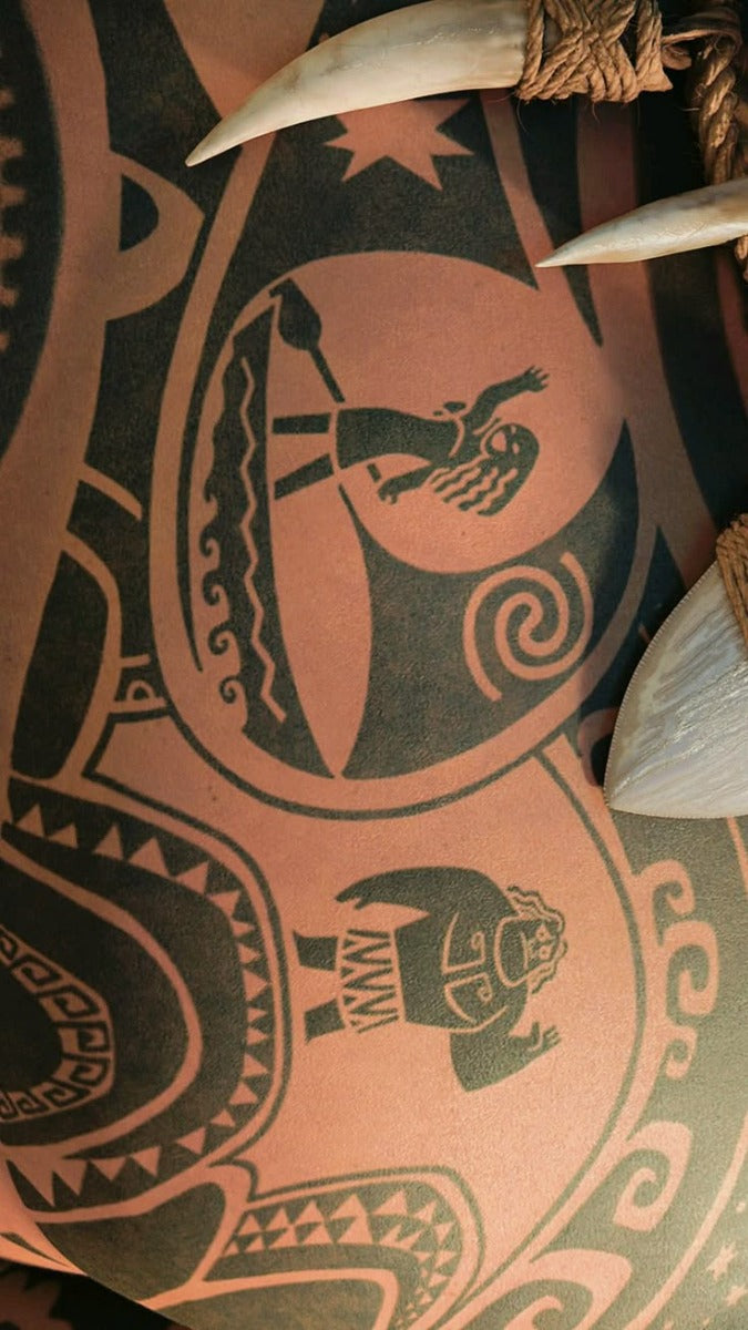 Frazada Moana Tatuajes De Maui Liso