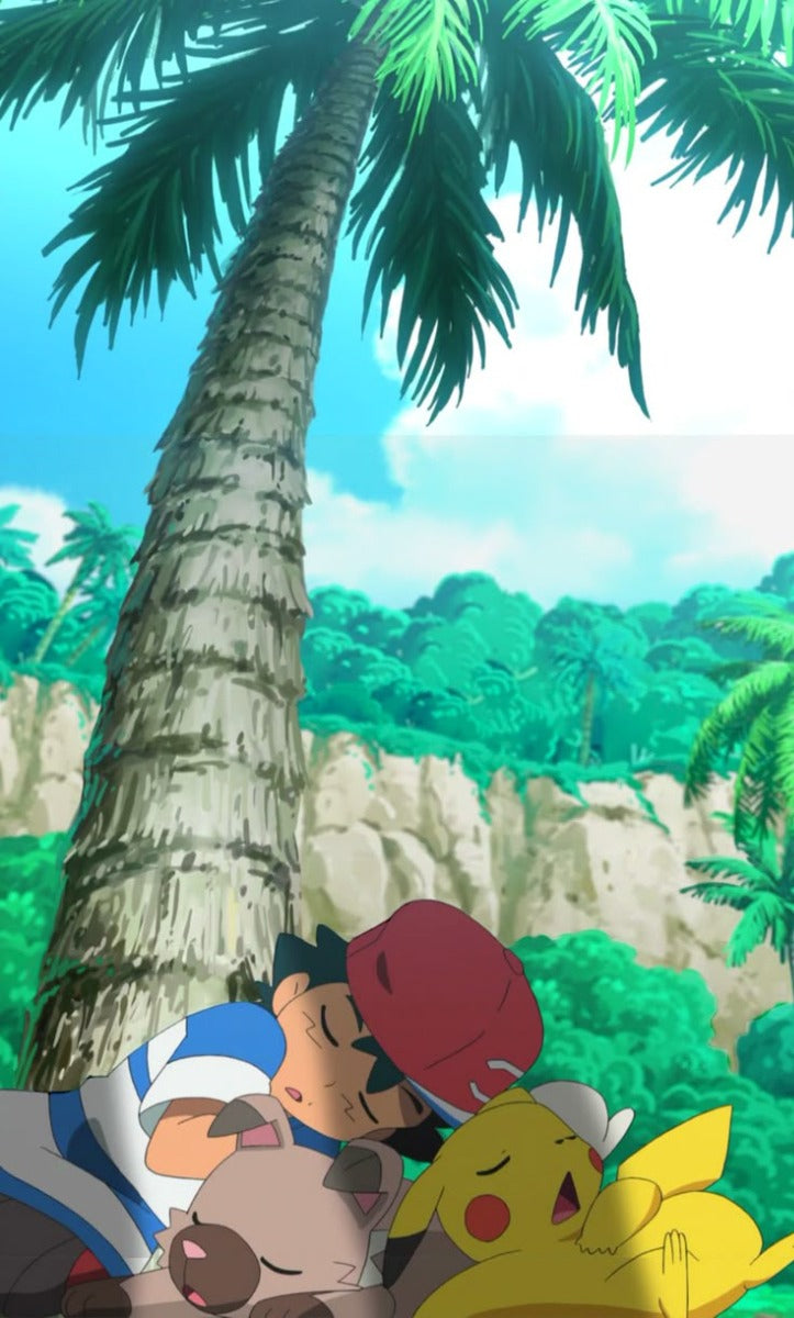 Frazada Pikachu Y Ash Durmiendo Liso
