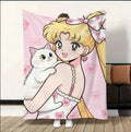 Frasada Sailor Moon Con Gato Chica   Modelo 7 Liso