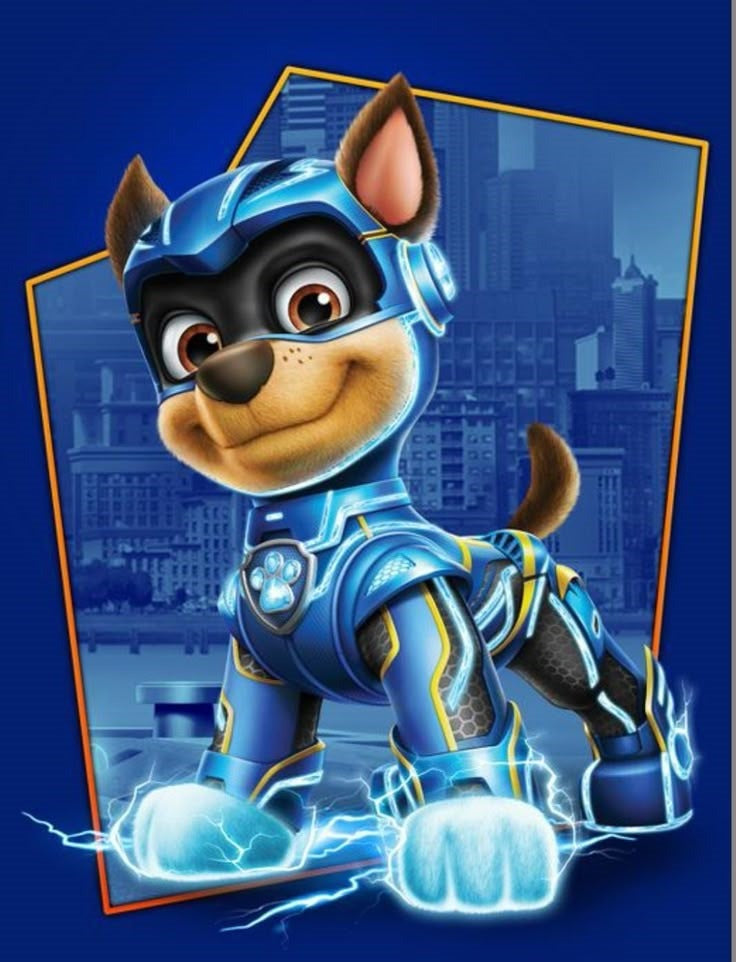 Frazada Paw Patrol Chase Liso