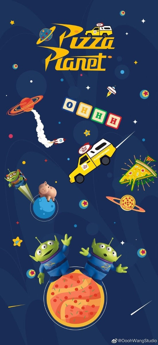 Frazada Toy Story Fondo Azul Liso