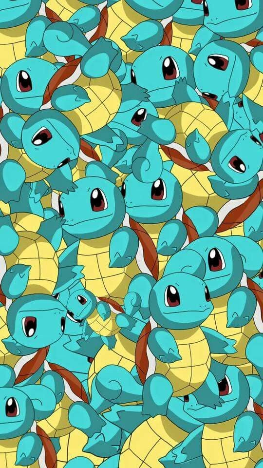 Frazada Pokemon Squirtle Collage Liso