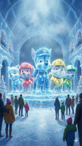 Frazada Paw Patrol De Hielo Liso