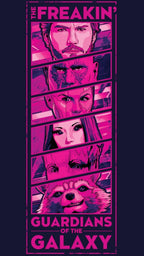 Frazada Avengers Fondo Morado Liso