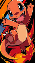 Frazada Pikachu Charmander Liso