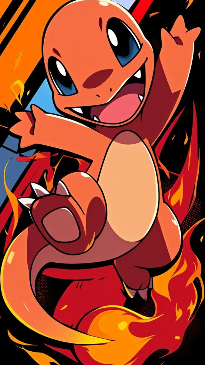 Frazada Pikachu Charmander Liso