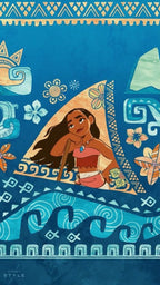 Frazada Moana Dibujo Liso