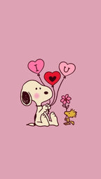 Frazada Snoopy Con Corazones Liso