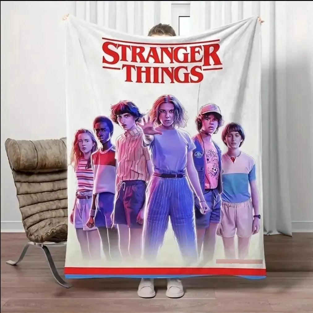 Frazada Stranger Things Elenco   Liso Elige tu tamaño G Modelo 7