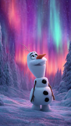Frazada Frozen Olaff Nieve Liso