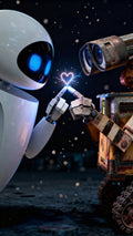 Frazada Wall-E Y Corazon Liso