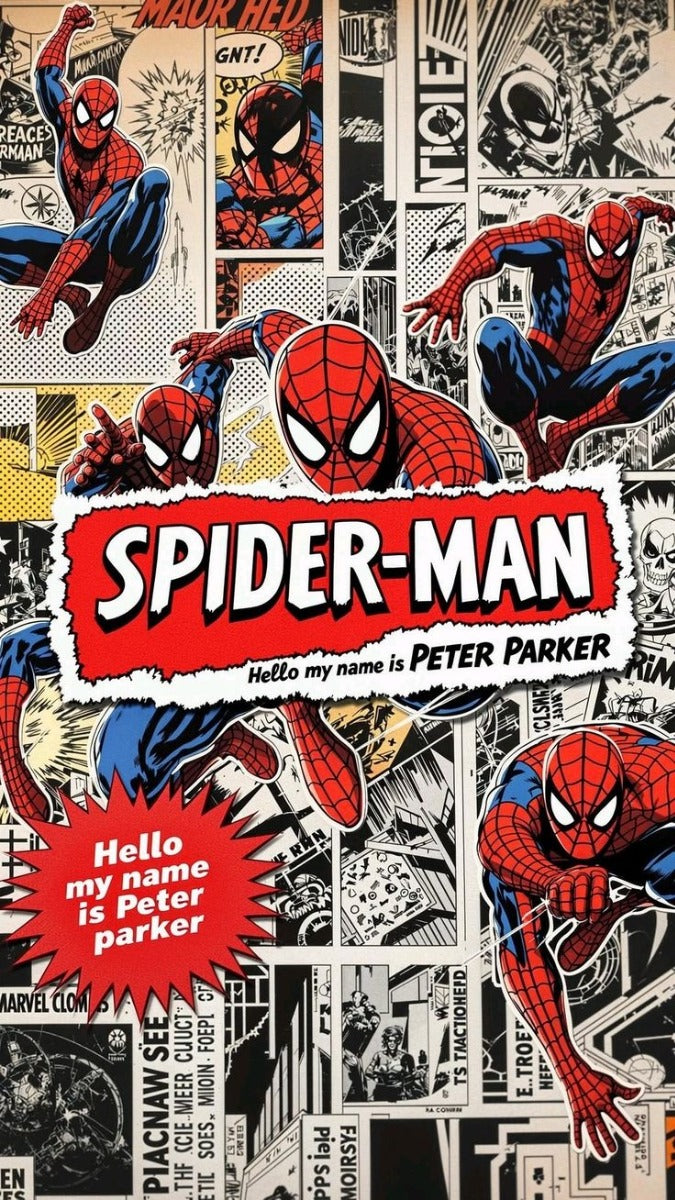 Frazada Spiderman Comic Liso