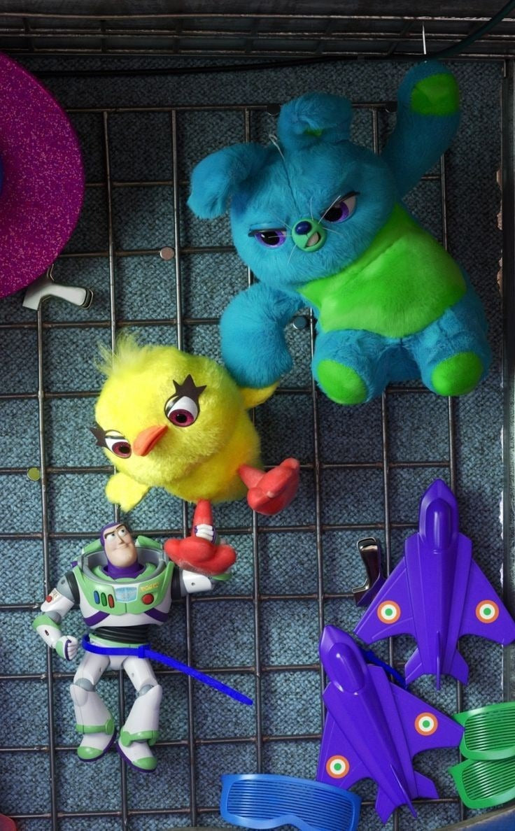 Frazada Toy Story Ducky Y Bunny Liso