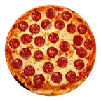 Frazada Pizza Peperoni Redonda   Liso Elige tu tamaño G Modelo 7