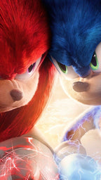 Frazada Sonic Y Knuckles Enojados Liso