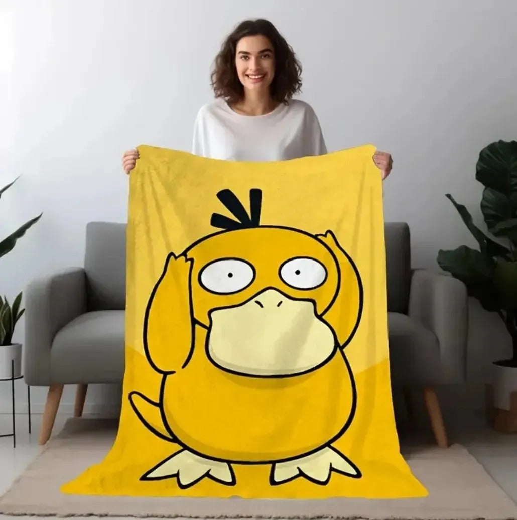 Frazada Pokemon Psyduck Grande   Liso Elige tu tamaño G Modelo 7
