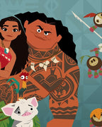Frazada Moana Y Cerdito Liso