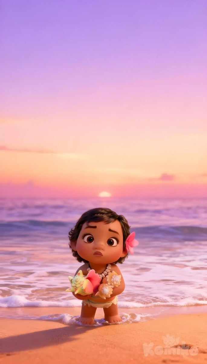 Frazada Moana De Niña Liso