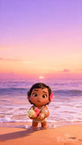 Frazada Moana De Niña Liso