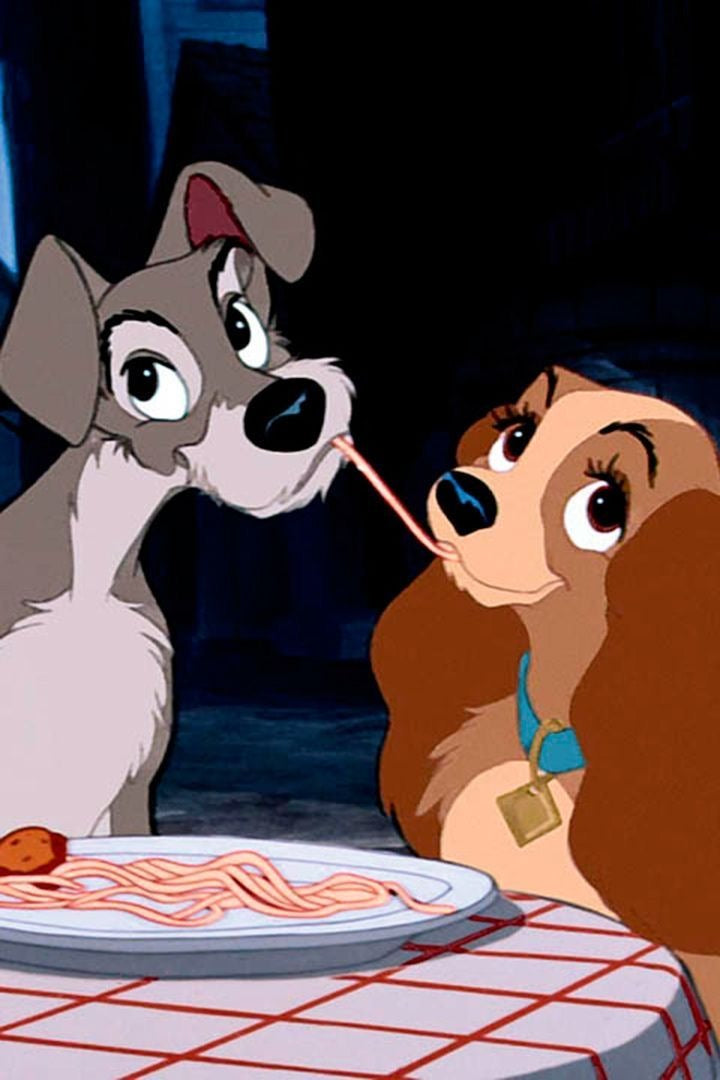 Frazada Disney La Dama Y El Vagabundo Liso