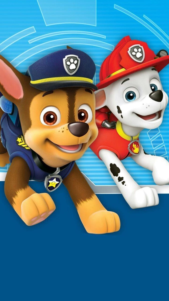 Frazada Paw Patrol Chase Marshall Liso