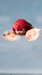 Frazada Sonic Knuckles Volando Liso