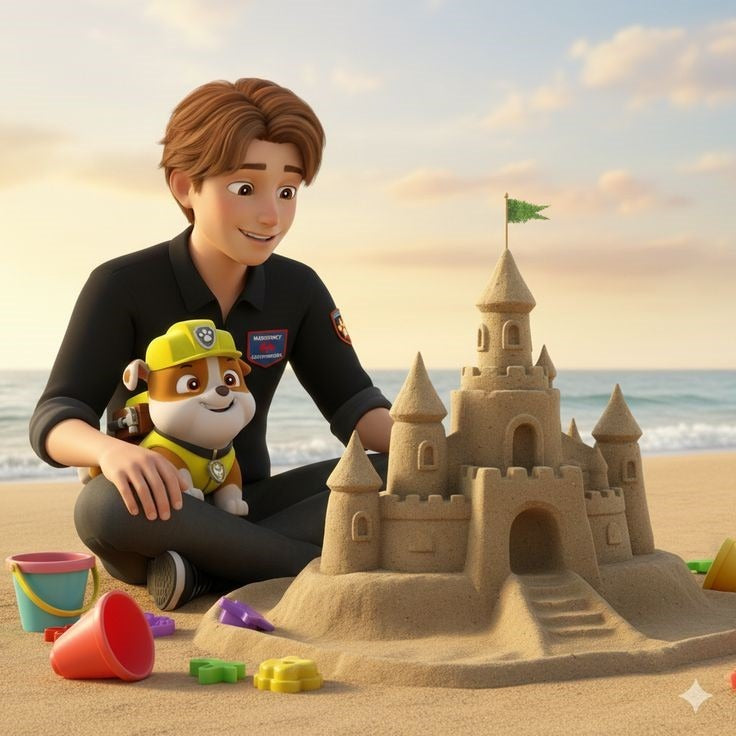 Frazada Paw Patrol Rubble Liso