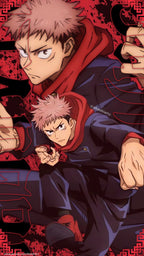 Frazada Jujutsu Kaisen Itadori Collage Liso