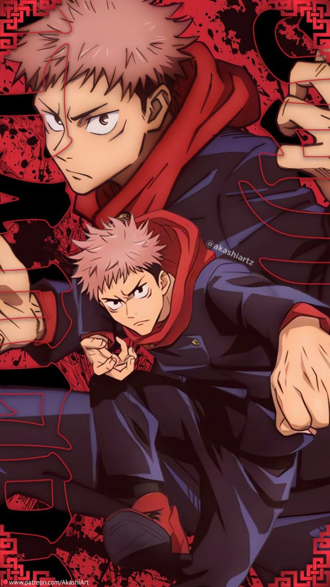 Frazada Jujutsu Kaisen Itadori Collage Liso