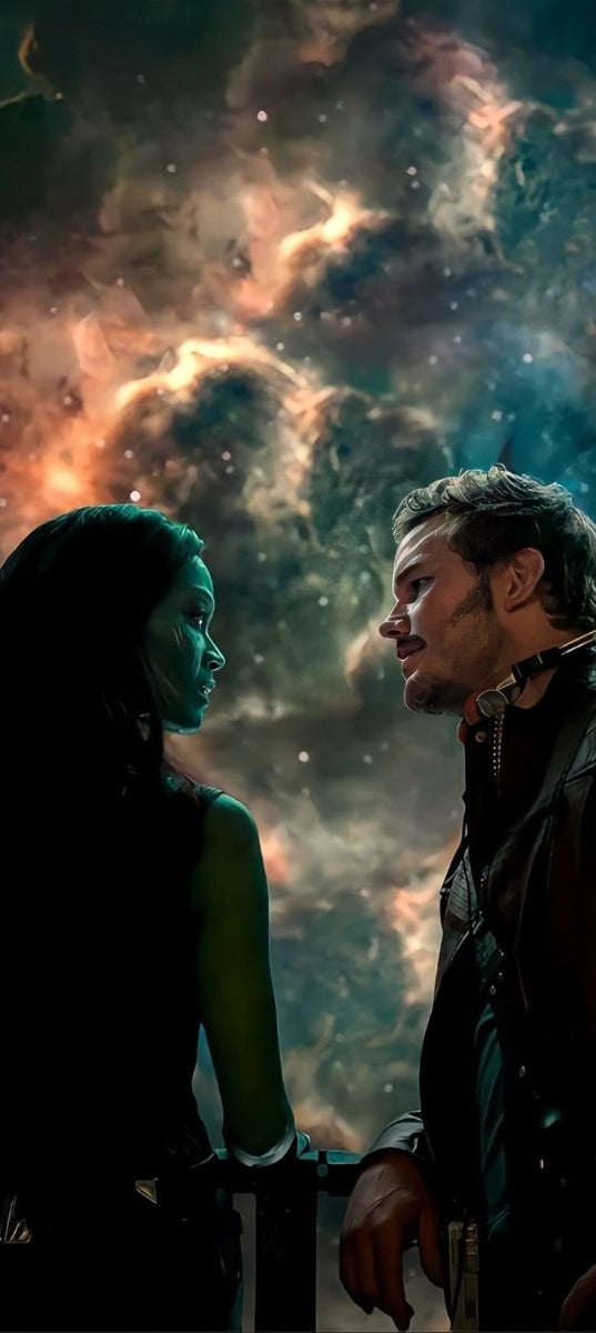 Frazada Avengers Gamora En Nubes Liso