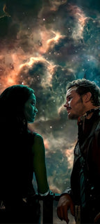 Frazada Avengers Gamora En Nubes Liso
