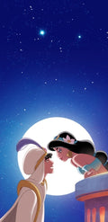 Frazada Disney Jasmin Y Aladin Liso