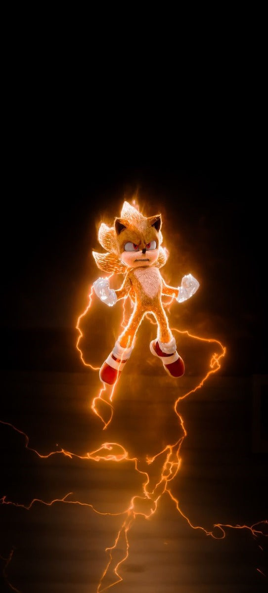 Frazada Sonic Tails Electrico Liso