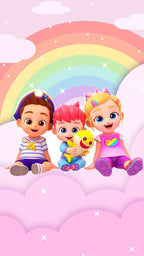 Frazada Cocomelon Tom Arcoiris Liso