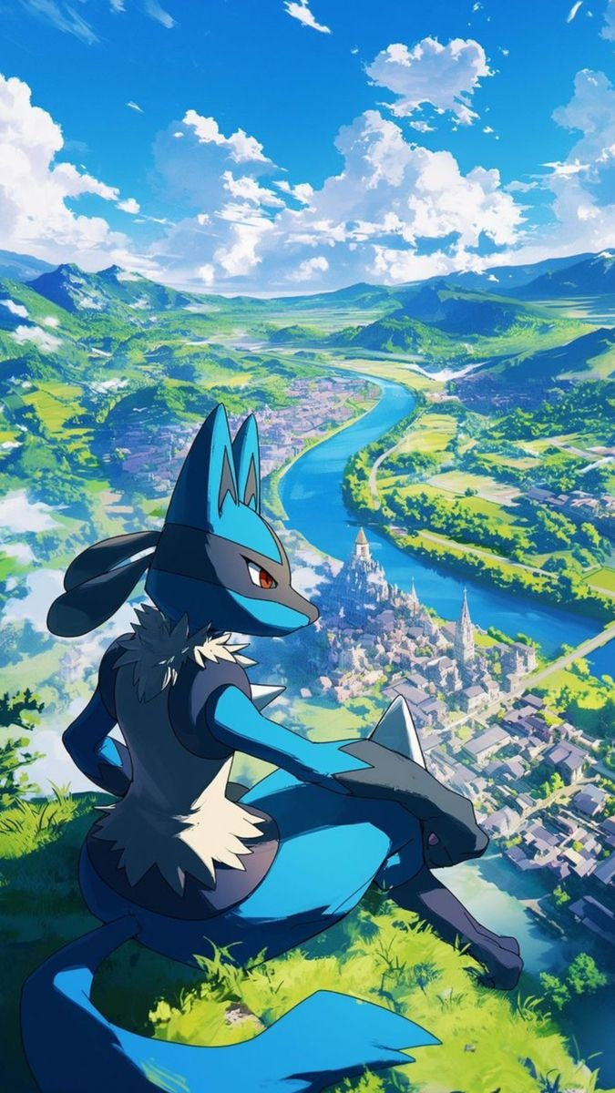 Frazada Pikachu Lucario Liso