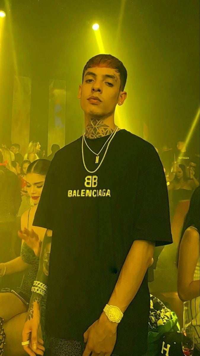 Frazada Natanael Cano Fondo Amarillo Liso
