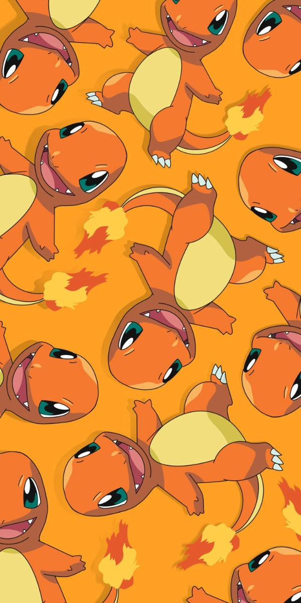 Frazada Pikachu Charmander Collage Liso