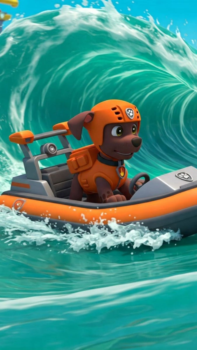 Frazada Paw Patrol Zuma Liso