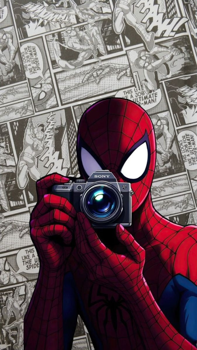 Frazada Spiderman Con Camara Liso