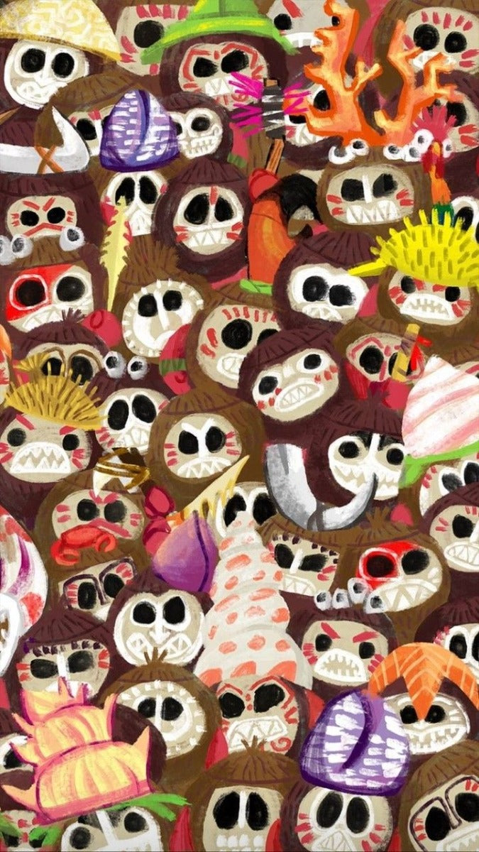Frazada Moana Collage Liso