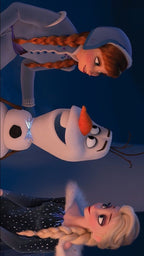 Frazada Frozen Elsa Anna Olaff Liso