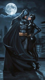 Frazada Batman Y Catwoman Liso