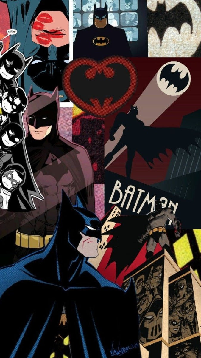 Frazada Batman Collage Liso