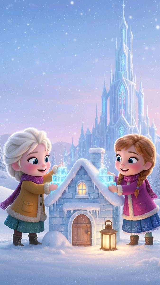 Frazada Frozen Elsa Anna Castillo Liso