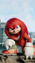 Frazada Sonic Knuckles Edificio Liso