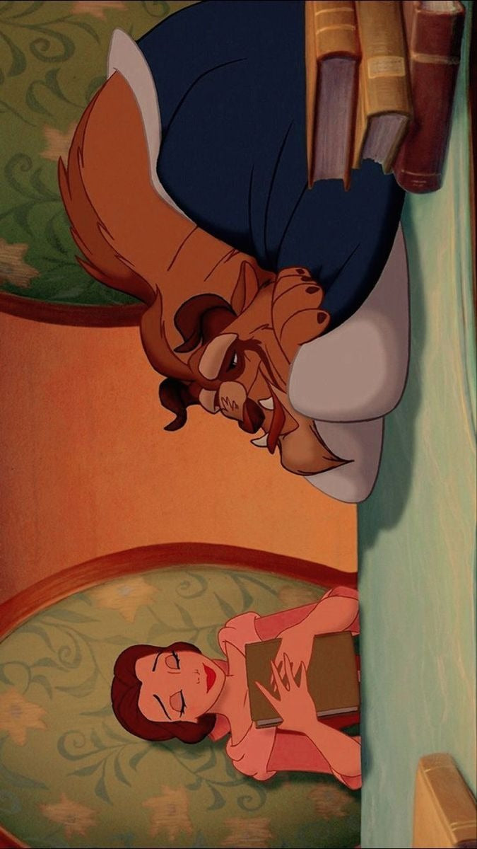 Frazada La Bella Y La Bestia Disney Liso