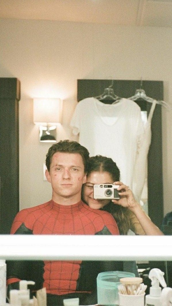 Frazada Spiderman Tom Holland Y Zendaya Re Liso