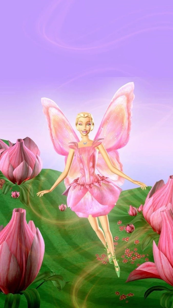 Frazada Barbie Tierra De Las Hadas Liso