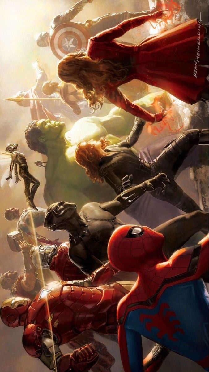 Frazada Avengers Peleando Liso
